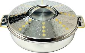 Cazuela martillada Caja caliente de metal Hotpot Hecho a mano Lujo Cálido Cazuelas Fiesta Hogar Hotel Restaurante logo aceptar, Occidental - Product Image 4