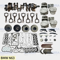 Kit Perbaikan Mesin untuk BMW N63 N63B44 S63 S63T N63T 4.4T Piston Crankshaft Bearing Connecting Rod Timing Chain Gasket