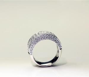 4.00TCW Moissanite Diamond Engagement Wedding <b>Ring</b> Luxury Custom 925 Sterling <b>Silver</b> Gold Finish Bling Iced <b>Men's</b> Bling <b>Ring</b> - Product Image 6