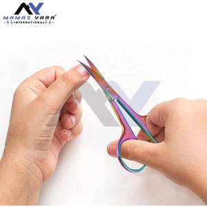 Tijeras para Uñas de Primera Calidad, Diseño Resistente a la Oxidación, Tijeras Multiusos para Dar Forma a las Uñas con Precisión, Recortar el Cabello y el Cuidado de las Cutículas - Product Image 2