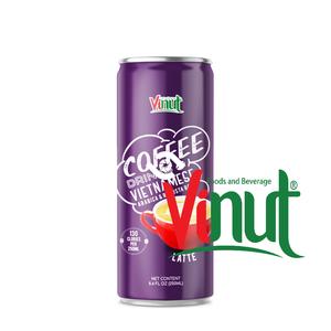 Boîte de 250 ml VINUT (en conserve) Marque OEM Fournisseur de café au lait de haute qualité Boissons rafraîchissantes - Product Image 1