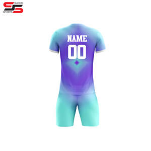 2025 dernières conceptions hommes et femmes uniforme de football en gros bon marché avec le logo et les conceptions de votre équipe - Product Image 4