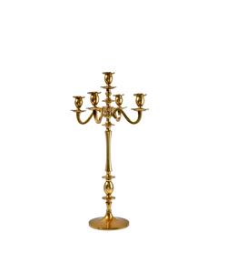 Candelabros tradicionales de metal hechos a mano para ceremonias religiosas adecuados para el altar de la Iglesia o el diseño de decoración del templo - Product Image 2