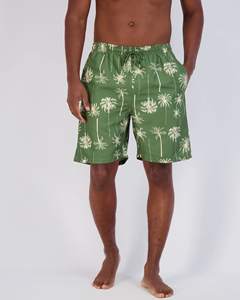 Cintura cómoda Fitness Ropa de playa Cordón sólido Elástico Secado rápido Transpirable Amigable con la piel Deportes playa Pantalones cortos Casuales - Product Image 1