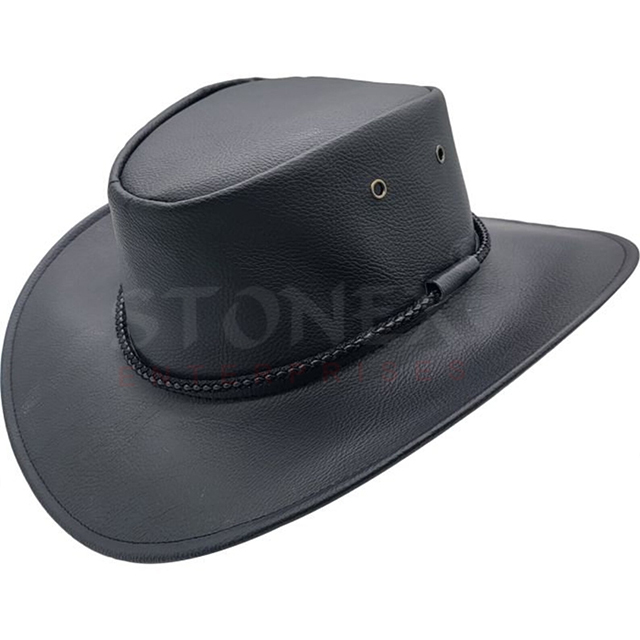 Unisex Adjustable Sheep Leather Cap Genuine