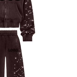 Prix de gros – Nouveauté : Survêtement décontracté pour homme avec strass, matière écologique, respirante, légère et durable, le plus vendu - Product Image 6