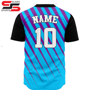 Vente en gros OEM maillot de sport vêtements de baseball personnalisés maillots de baseball vierges de sublimation vêtements de sport chemise de baseball logo personnalisé - Product Image 6