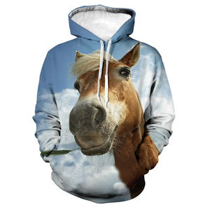 <b>Horse</b> 3d Printed Mens <b>Hoodie</b> Cute Dogs 3d Printing <b>Hoodie</b> Funny Animal Casual Plus Size Pullover Streetwear Men Fashion Wears - Product Image 3
