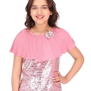 Vêtements ethniques indiens imprimés hauts courts pour le bureau et vêtements réguliers rayonne lourde imprimée avec Kurtis de cou fantaisie pour les femmes et les filles - Product Image 2