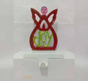 Wholesale Golden Angel Metal <b>Christmas</b> <b>Stocking</b> Holder Premium Holiday Decor for Home And Hotel - Product Image 5