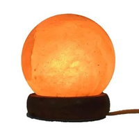 Lampes au sel USB de l'Himalaya de forme mixte Lune, pyramide, bol à feu, cœur et cube Designs naturels