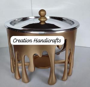 ถาดอุ่นอาหารสุดหรูทำจากโลหะสำหรับอุ่นอาหารและอุ่นอาหารสำหรับใช้ในบ้านและโรงแรม - Product Image 1