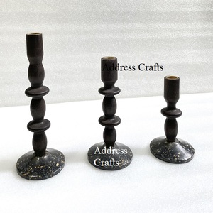 Bougeoir en résine de haute qualité pour la décoration intérieure fait à la main Multi couleur résine bougeoir photophore fête d'anniversaire décor de noël - Product Image 5