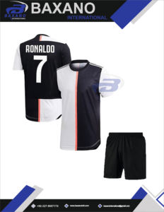 Ensemble de maillot de football imprimé noir et blanc, uniforme de football respirant, séchage rapide, léger, en polyester, kit d'entraînement - Product Image 4