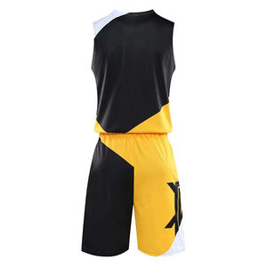 Nouveau design 2025 maillot de basket-ball pas cher uniforme maillot de basket-ball sans manches ensembles d'uniformes de basket-ball durables pour hommes - Product Image 6