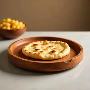 Croissant Artisanat Écologique Bois Roti Plat Plaque Durable Chapati Servant Accessoire pour Cuisine Table À Manger Stocké Caractéristique - Product Image 4