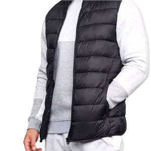 Chaleco acolchado sin mangas con cuello levantado para hombre, chaleco acolchado de invierno, chalecos acolchados sin mangas personalizados - Product Image 6