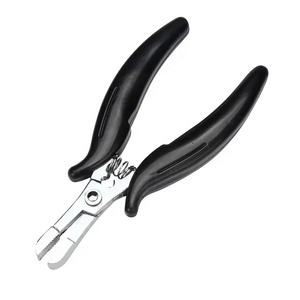 ขายส่งต่อผมสแตนเลสชุดเครื่องมือต่อผมคีมสีชมพูต่อผมดึงตะขอ - Product Image 4