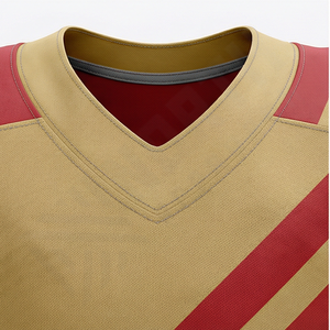 Nuevo Uniforme de Fútbol Americano de Diseño Superior, Sublimación Personalizada, Diseño Profesional, Rendimiento Atlético, Talla Grande - Product Image 4