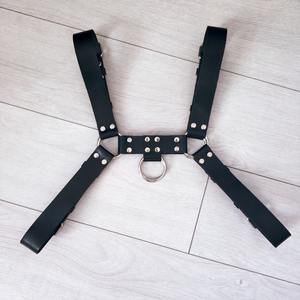 Bulldog, arnés ajustable para adultos, estilo Punk BDSM, accesorios de hombro para hombres, mujeres, hombre, ropa de cuero para discoteca, equipo de Bondage - Product Image 6