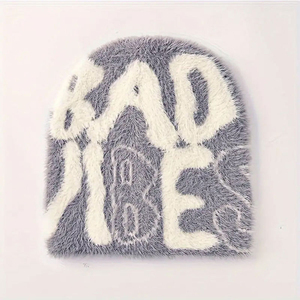 Gorro de calavera corto personalizable 100% gorro de punto de lana sin puños gorros para Otoño Invierno hecho en Pakistán para la playa y los viajes - Product Image 4