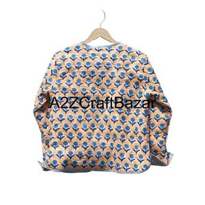 Veste d'hiver matelassée à manches longues en coton imprimé à la main pour femmes et filles, vêtements de bureau, vêtements de soirée, cadeau pour femmes - Product Image 5