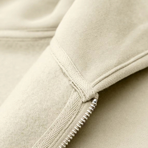 100% coton lâche hommes fermeture éclair sweats à capuche à séchage rapide fermeture éclair à capuche pour hommes écologique évacuation de l'humidité grande taille sweats à capuche - Product Image 6