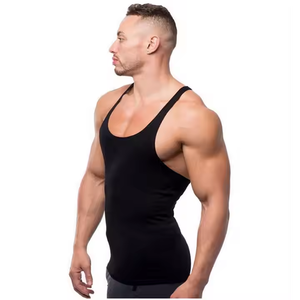 T-shirt sans manches de sport personnalisé en gros avec logo, débardeur de musculation pour entraînement physique, débardeur de musculation pour hommes - Product Image 6