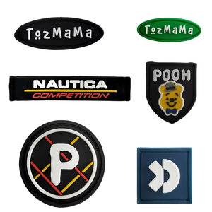 Fábrica personalizada figura de dibujos animados epoxi personalizado PVC suave 3D parches de goma parches de silicona para bolsos chaquetas - Product Image 4