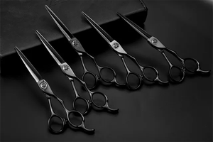 Ciseaux de coupe de cheveux de salon de coiffure professionnel en gros-Lame tranchante Conception de sécurité en acier inoxydable Couleur et logo personnalisés - Product Image 4