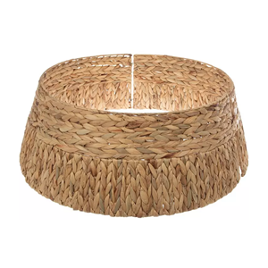Collier de sapin de Noël rustique en jacinthe d'eau naturelle, jupe de sapin de Noël écologique pour une décoration de Noël charmante, en provenance du Vietnam - Product Image 1