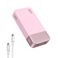 Batería Externa Portátil de 20000mAh y 90W para Laptop, con Carga Rápida Tipo C, Venta al Por Mayor