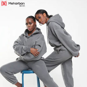 Vente en gros logo personnalisé vêtements d'entraînement pour femmes survêtement 2 pièces ensemble survêtement fermeture éclair survêtements femmes survêtement jogging survêtement - Product Image 5