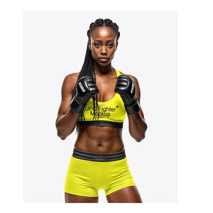 Sujetador deportivo personalizable por sublimación Cheer y conjunto corto para su ropa de práctica de animadora con logotipo personalizado - Product Image 1