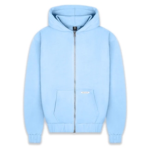 Sweat à capuche zippé pour homme personnalisé, 100% coton, molleton de qualité supérieure, sweat à capuche d'hiver de marque pour homme avec logo brodé - Product Image 1