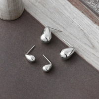 EH1591 à la mode plaque couleur or grosse goutte d'eau Dupes boucles d'oreilles pour femmes personnalité brillant larme boucles d'oreilles bijoux cadeau