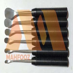 Juego de Instrumentos Ortopédicos Cobb para Cirugía de Columna, 6 Piezas, Color Negro - Product Image 1