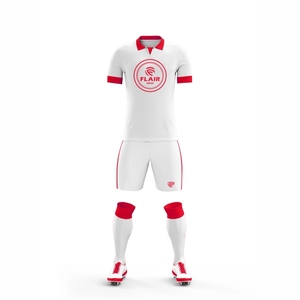 Maillots de football personnalisés 100 % polyester de qualité supérieure, respirants, confortables, légers, séchage rapide, découpe automatisée - Product Image 1