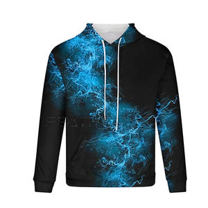 Sudadera con capucha con estampado de algodón 100% 3D informal para hombre Nuevo estilo Invierno Patrón sólido Bajo MOQ Mejor calidad Precio al por mayor - Product Image 2