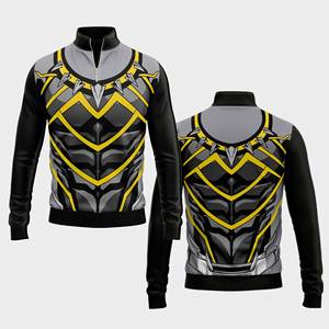 Vêtements de sport professionnels personnalisés à fermeture éclair quart hommes femmes vêtements de sport pour jeunes pullover d'équipe à séchage rapide - Product Image 6