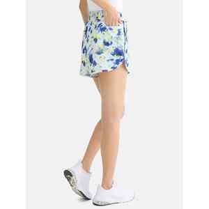 Short de sport à impression numérique d'été pour femmes 2 en 1 taille élastique séchage rapide entraînement course Skinny Fit OEM/ODM vente en gros - Product Image 4