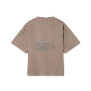 Fournisseur OEM 100% coton coupe ample imprimé T-Shirt pour hommes Logo personnalisé à manches courtes élégant Gym Workout Tee vente en gros - Product Image 5