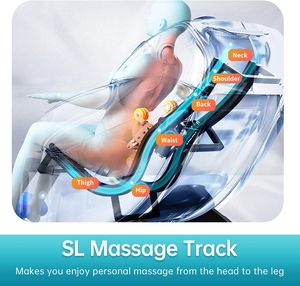 Sillón de Masaje de Cuerpo Completo con Gravedad Cero, Reclinable, con Función de Calor, Adecuado para Relajación y Hogar - Product Image 2