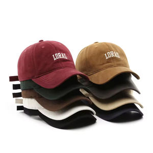 Venta al por mayor ajustable cuatro estaciones al aire libre de alta calidad gorra unisex bordado sombreros con vintage gorras de béisbol con logotipo personalizado - Product Image 1