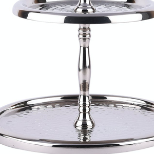 New Arrival Home <b>Decorative</b> Centerpiece Birthday <b>Cake</b> Presentation Classic <b>Cake</b> Pedestal With Two Tier Bulk <b>Supplies</b> From India - Product Image 4