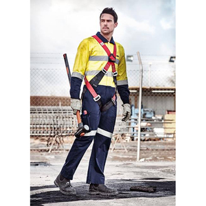 La mejor calidad significa un mono resistente con cinta de refrigeración Hi Vis Tow Ton Overall Hi Vis Safety Overall - Product Image 4