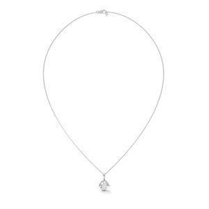 Pendentif en argent avec diamant de laboratoire, magnifique bijou raffiné, parfait pour les fêtes, les occasions décontractées, les événements formels et les occasions spéciales. - Product Image 3