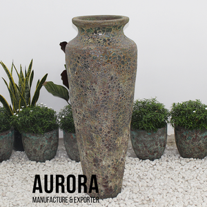 Macetas de cerámica ecológica hechas a mano disponibles a granel para uso en exteriores, macetas de decoración de jardín con logotipo personalizado del fabricante de Vietnam - Product Image 2