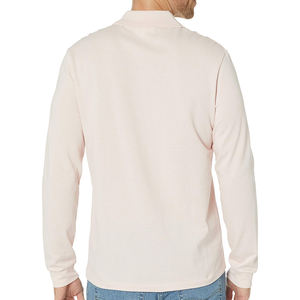 Polo de calidad premium para hombre, Polo de manga larga de Color sólido personalizado transpirable de alta calidad para hombre - Product Image 2