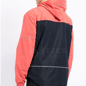 Chaqueta Cortavientos Ligera de Invierno para Hombre, Estilo Casual, Cuello Alto, Impermeable, con Cremallera y Capucha, Ecológica, de Nailon/Poliéster - Product Image 5